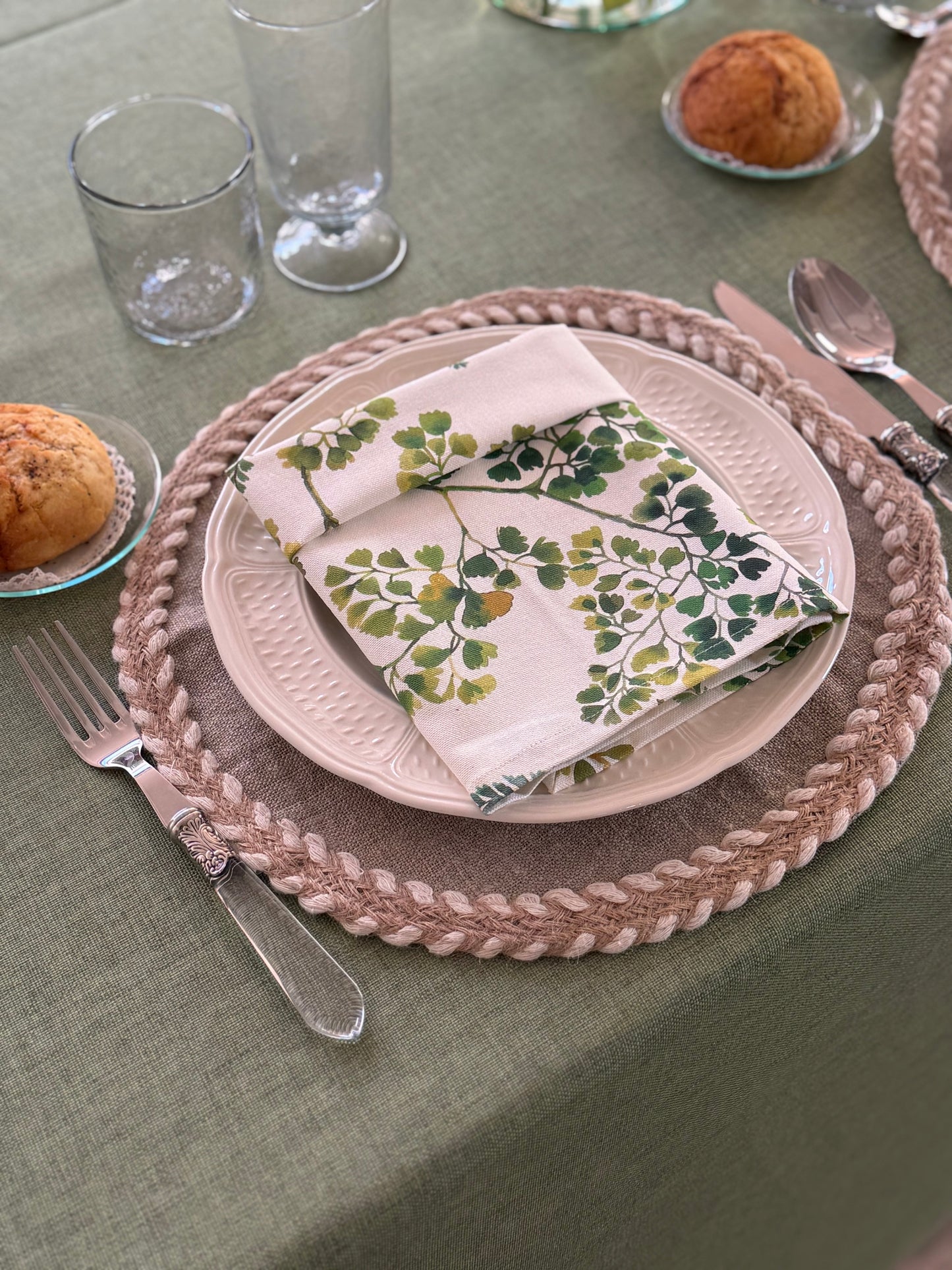 'Kairo Light Green' Tablecloth