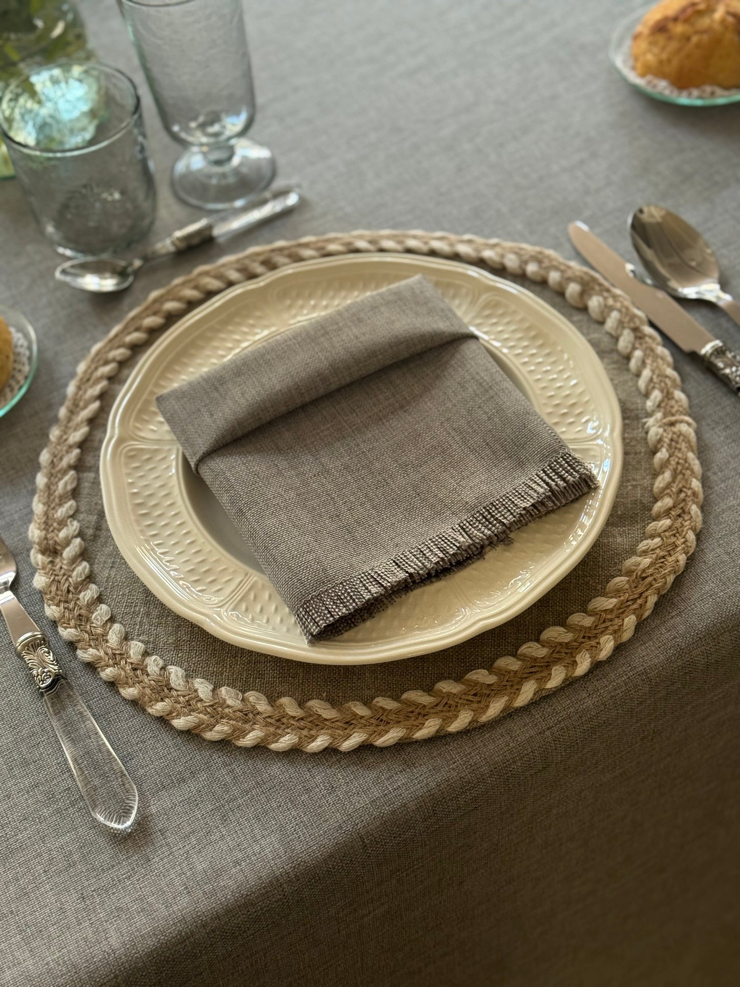 'Kairo Grey' Tablecloth