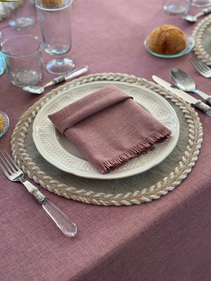 'Kairo Dark Mauve' Tablecloth