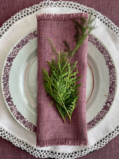 'Kairo Dark Mauve' Napkin